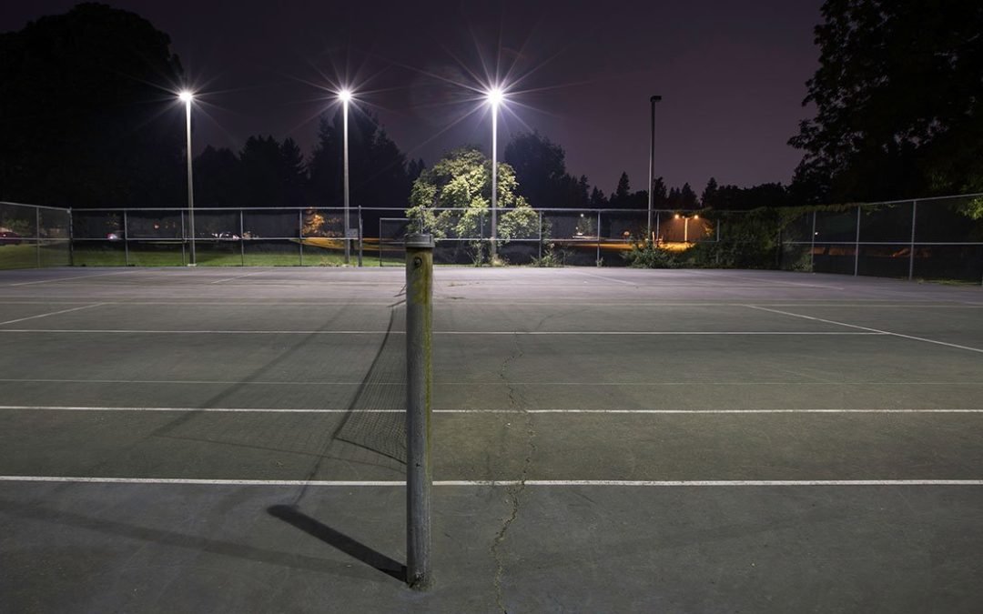 tennis court lighting