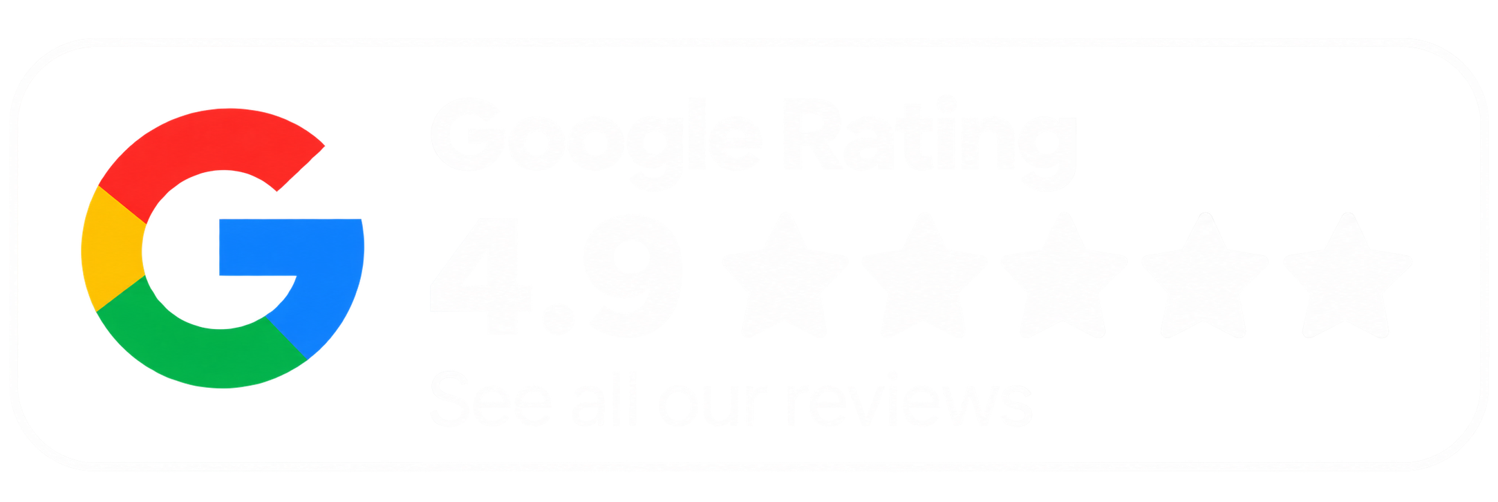 Google Rating Badge with Five Stars