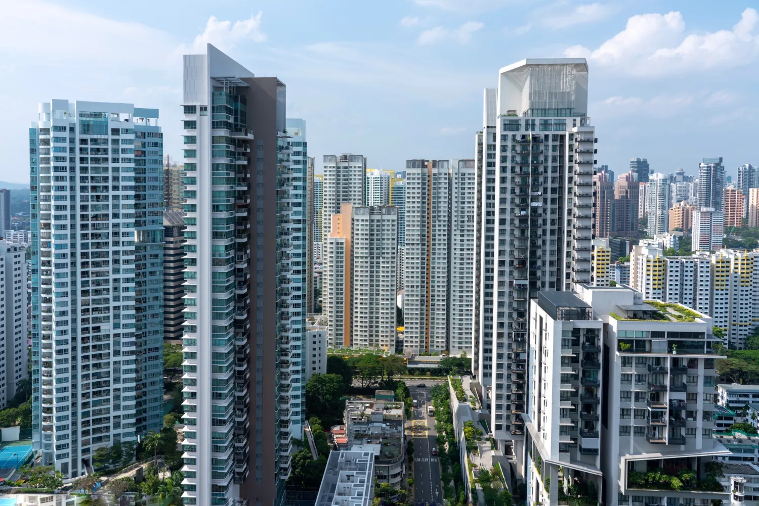 Multi-Family Property High-rise multi-family residential towers